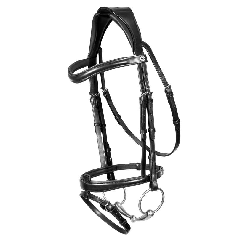 Henry James Flash Bridle - Black
